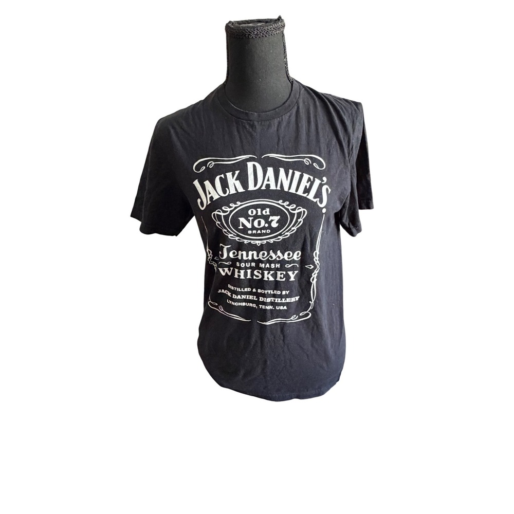 Jack Daniels Old No 7 Tennessee‎ Whiskey Graphic T-Shirt Black Small Gildan